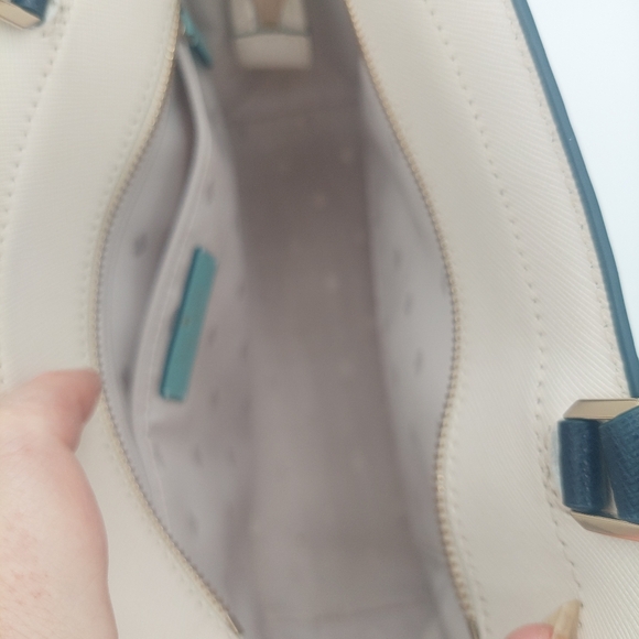 Kate spade staci medium saffiano leather satchel purse with matching wallet - Picture 4 of 16